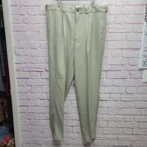 NEW Oak Hill Microfiber Pleated Dress Pants 42x34 Minimalist Old Money Business